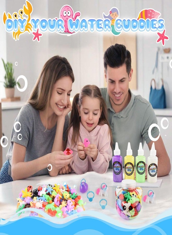 Nicella Magic Gel Water Elf Toy Kit, Squishy Making Kit for Kids with 20PCS Aqua Fairy Water Gels & Animal Mold, Gift for Christmas, Easter, Birthday, New Year, Creative Art Craft Girls 3-9 Year Old (60ml) - Image 4